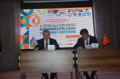 BDÜ Rektörü Prof.Dr. Elçin Babayev ve TDGF Genel Başkanı Menderes Demir işbirliği Protokolü imzaladı.